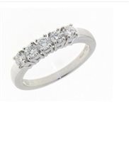 Anello Mirco Visconti Donna in Oro bianco Diamante 0.73 Ct AB751/5 - AB751/5